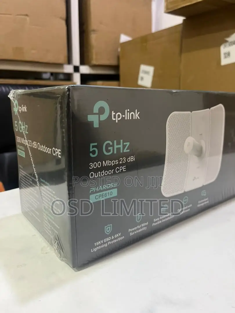 TP-Link CPE610 With Lightning ESD Protection
