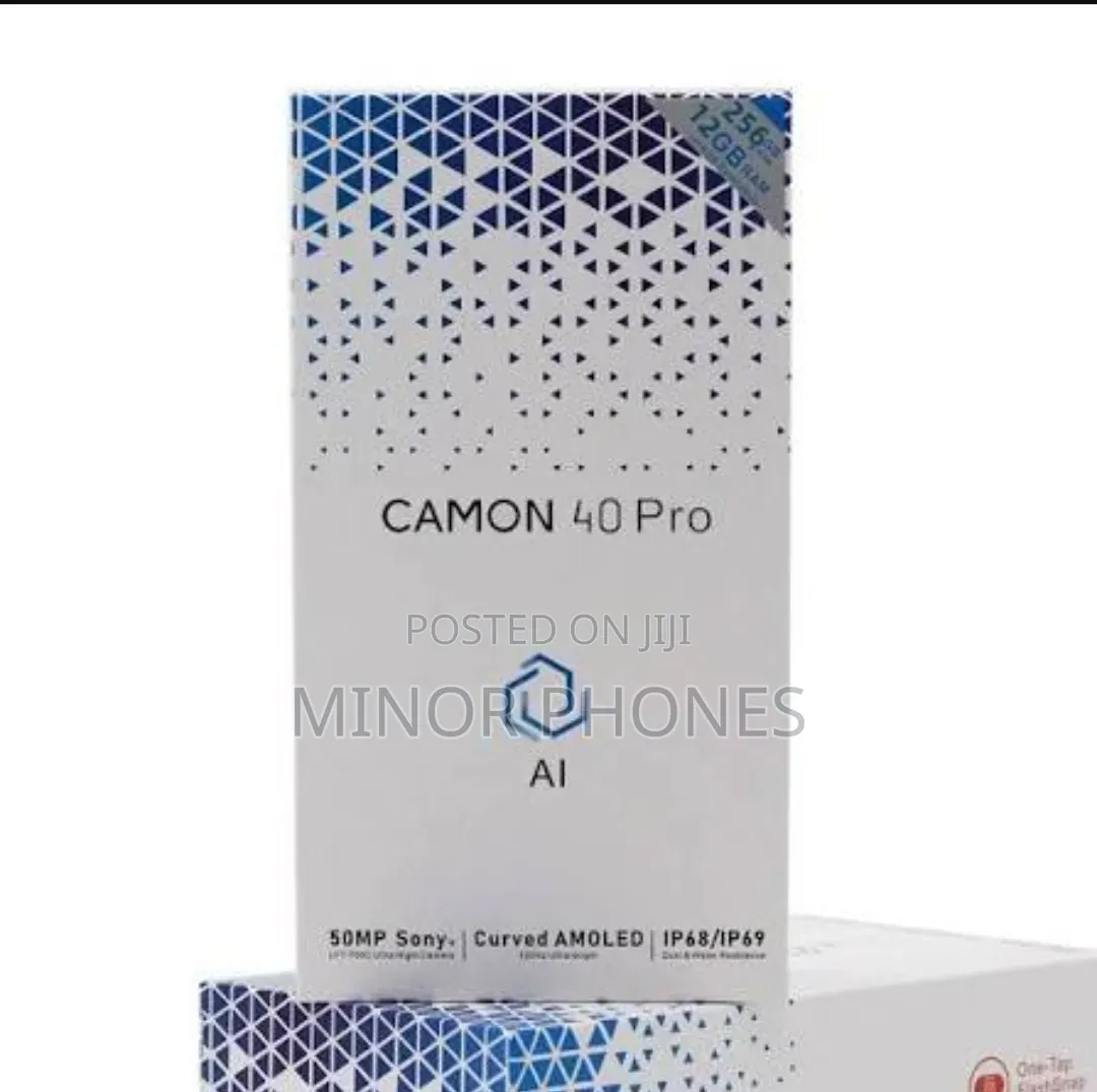New Tecno Camon 40 256 GB Black