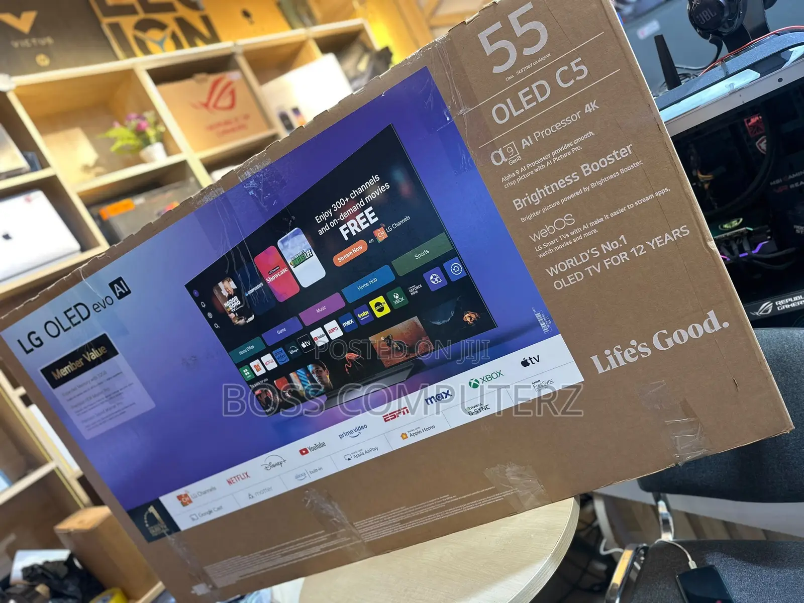 LG 55-Inch Class OLED Evo AI C5 Series Smart TV W/Dolby Atmos,