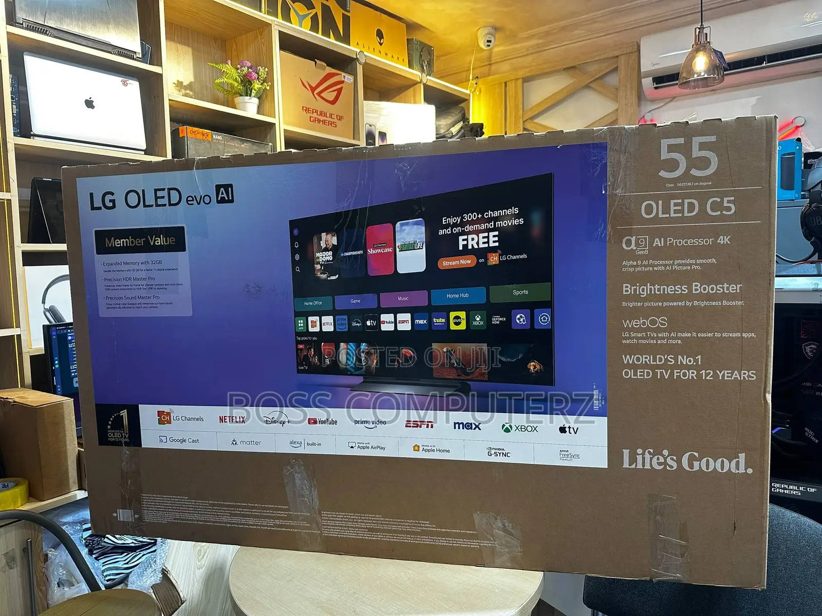 LG 55-Inch Class OLED Evo AI C5 Series Smart TV W/Dolby Atmos,
