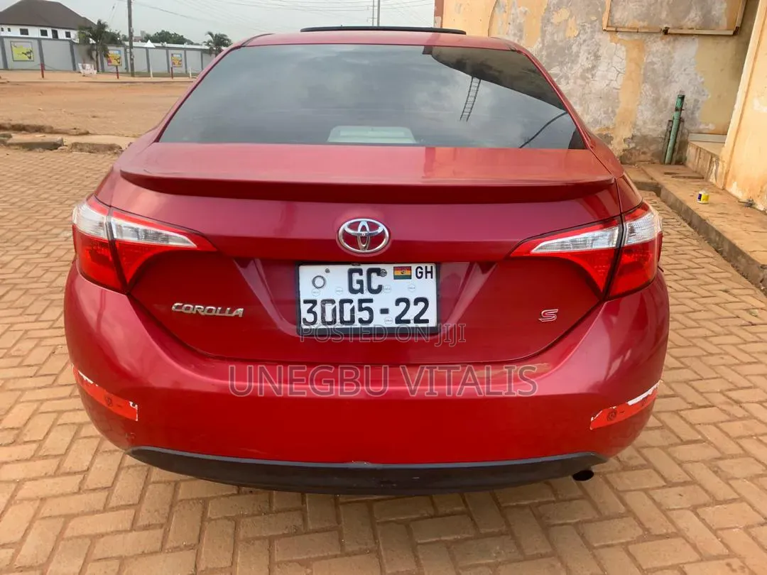 Toyota Corolla S 4dr Sedan (1.8L 4cyl CVT) 2015 Red