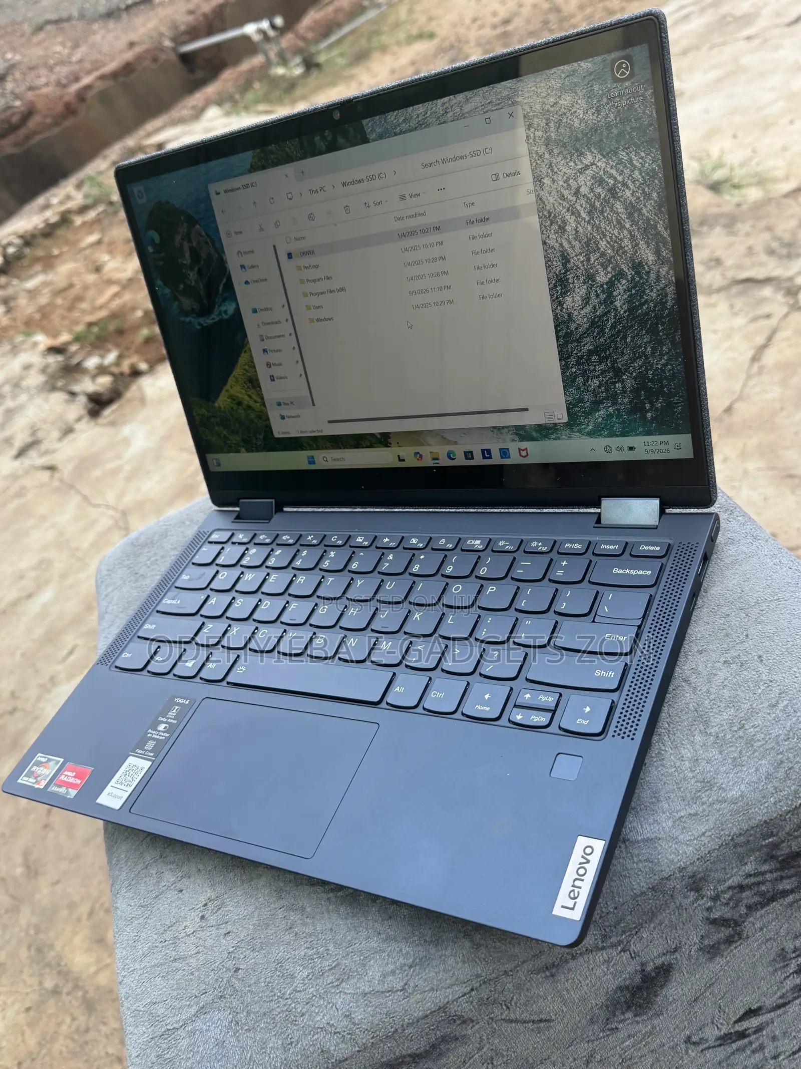 Laptop Lenovo 8GB AMD Ryzen 5 SSD 256GB