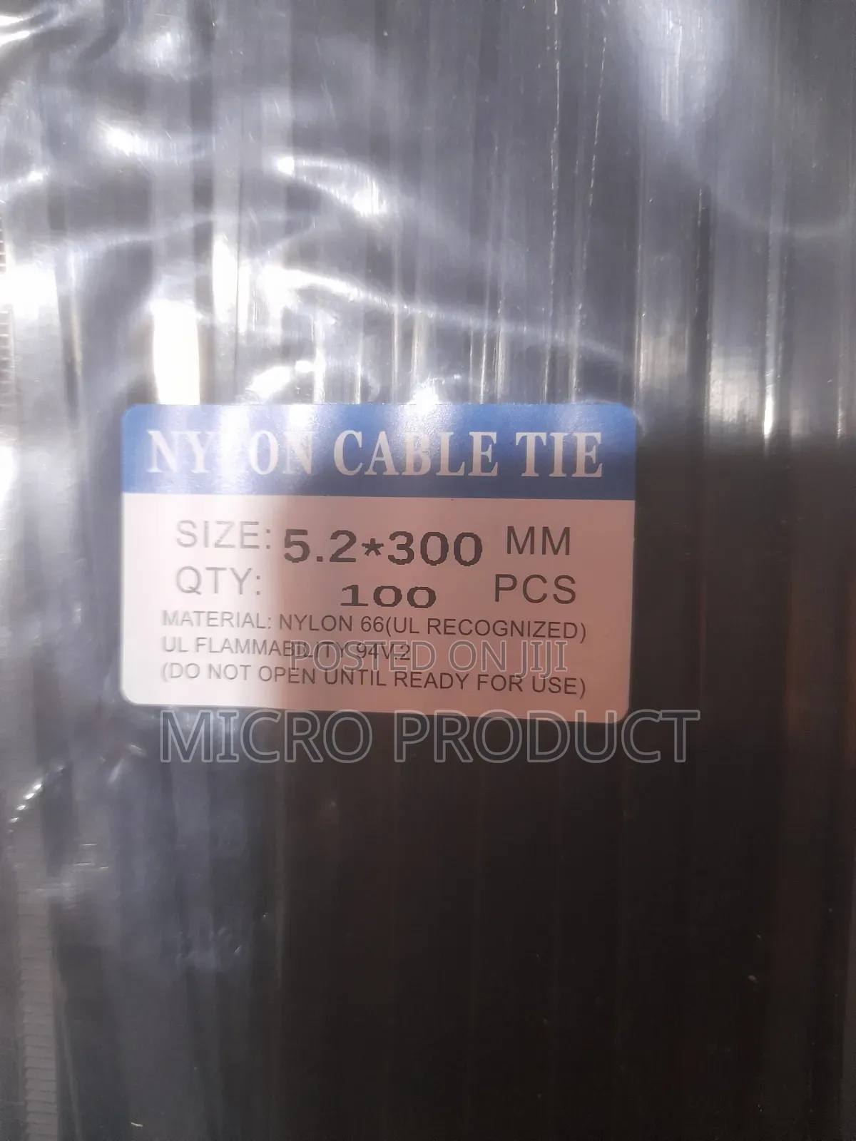 Nylon Cable Tie 5.2 X 300mm