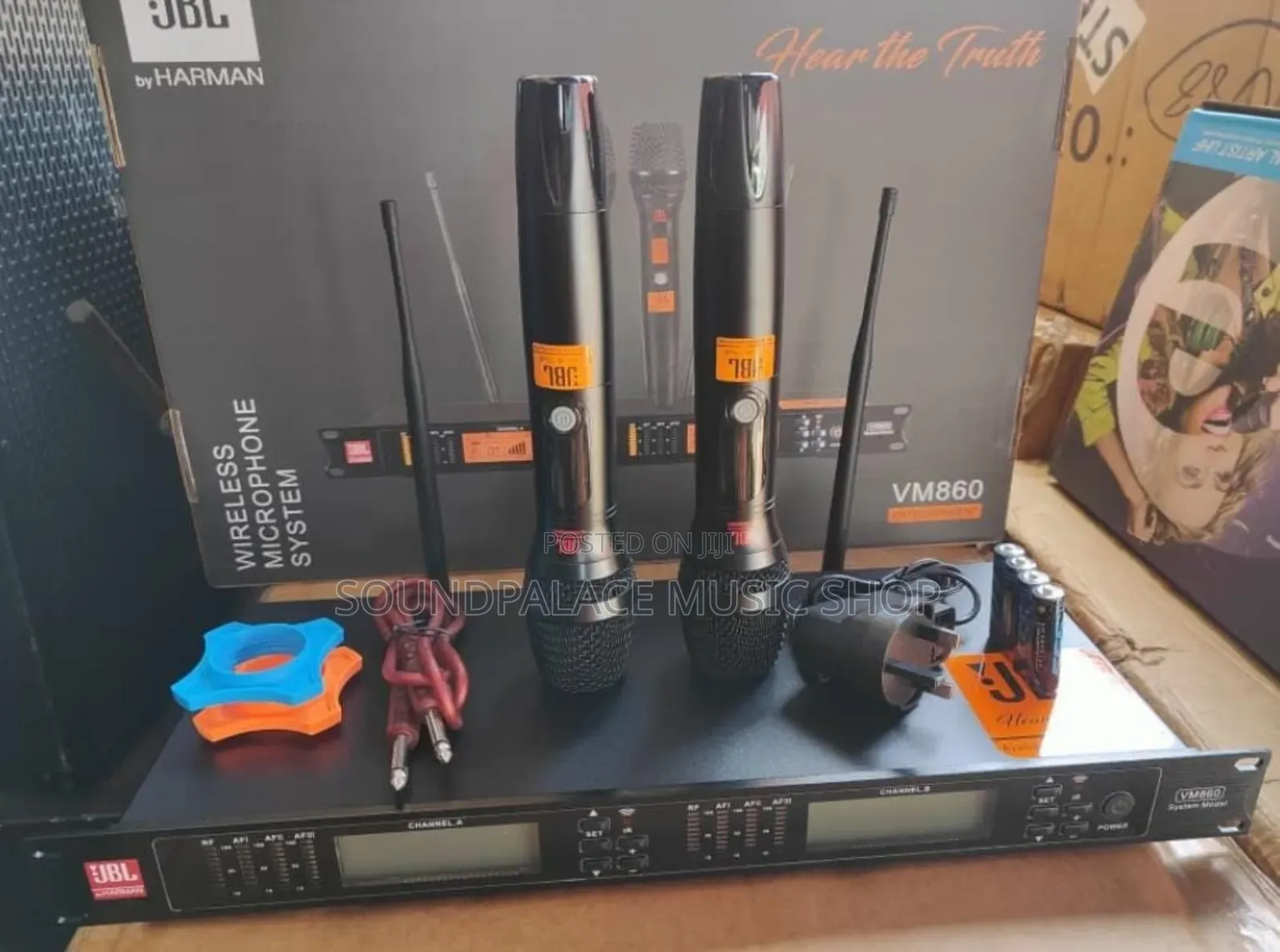 JBL VM860 Dual-Channel 2in1 Wireless Microphone