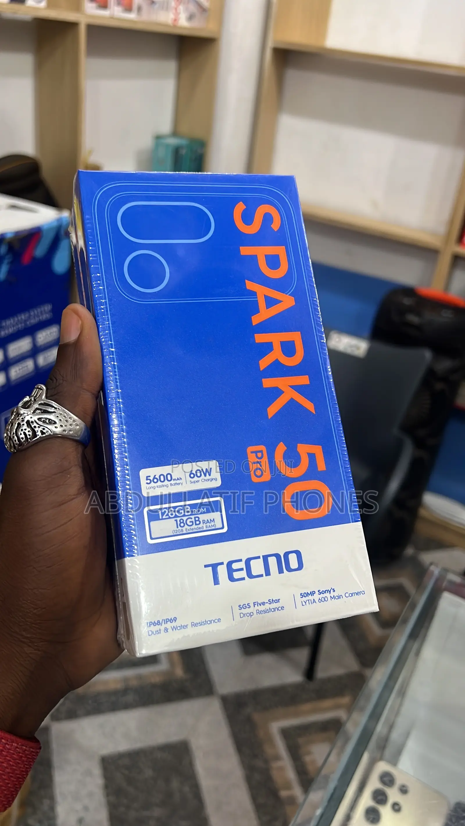 New Tecno Spark 50 Pro 256 GB Gray