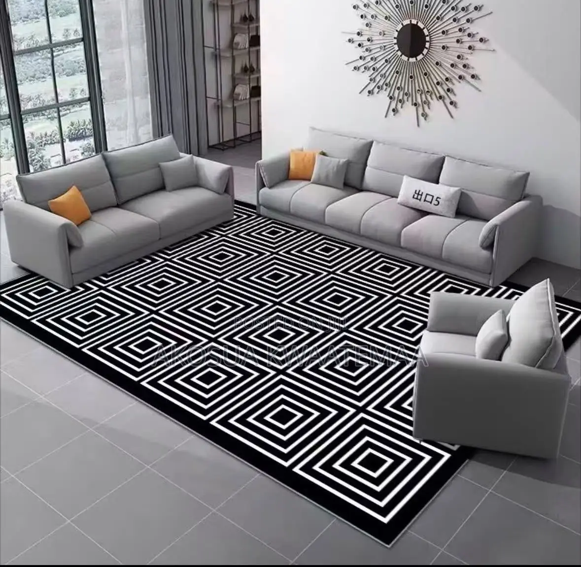 3D Woolen Carpet and Abstract Carpet