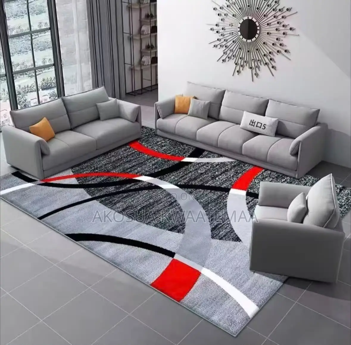 3D Woolen Carpet and Abstract Carpet
