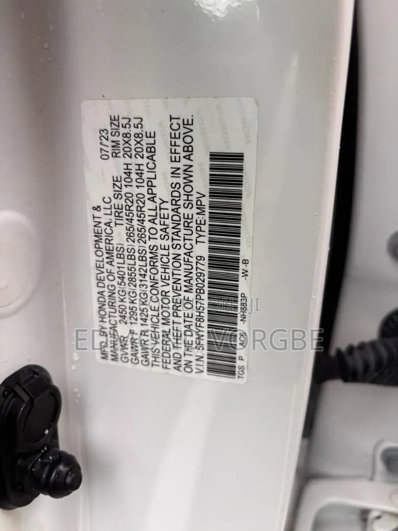 Honda Passport 2023 White