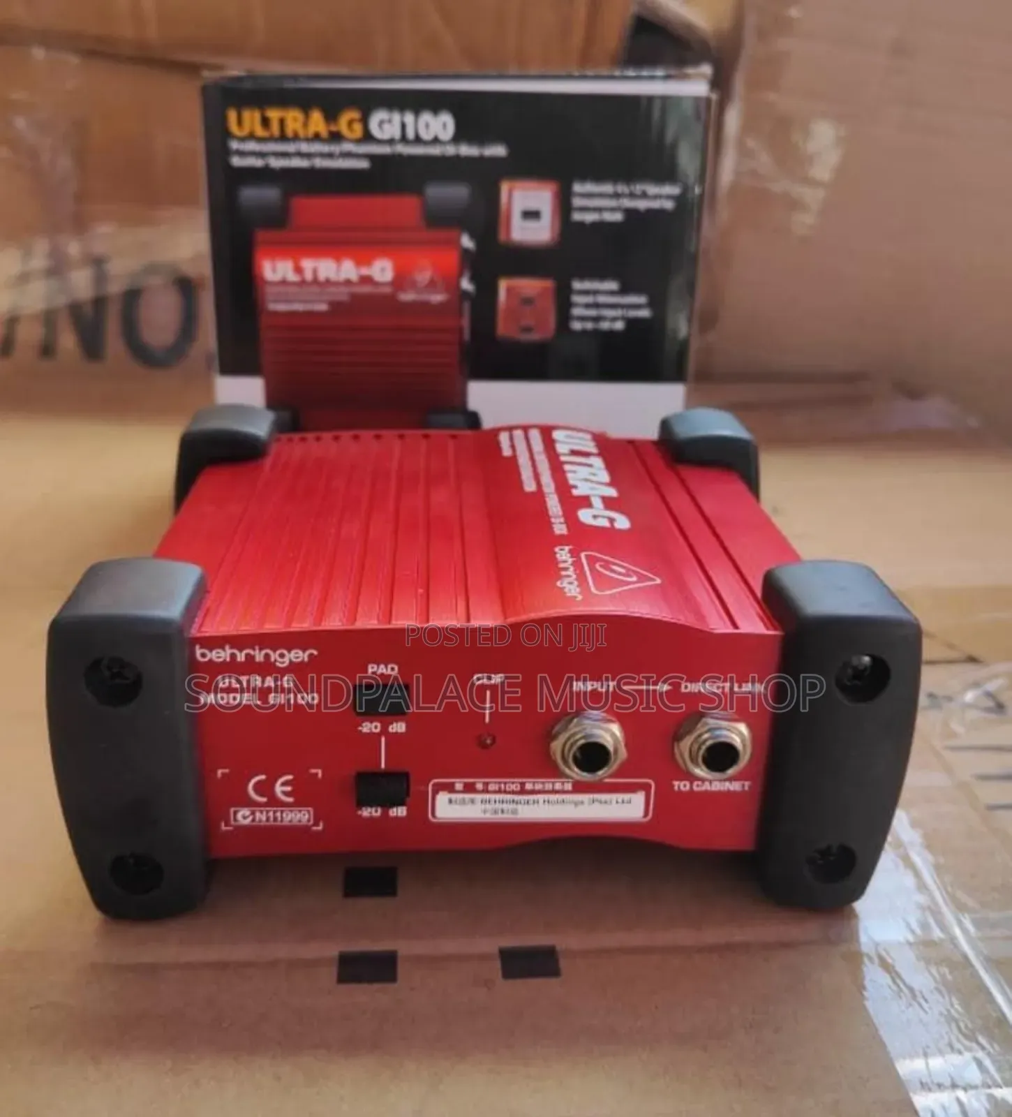 Behringer ULTRA-G GI100 Active Guitar Direct Injection (DI) Box