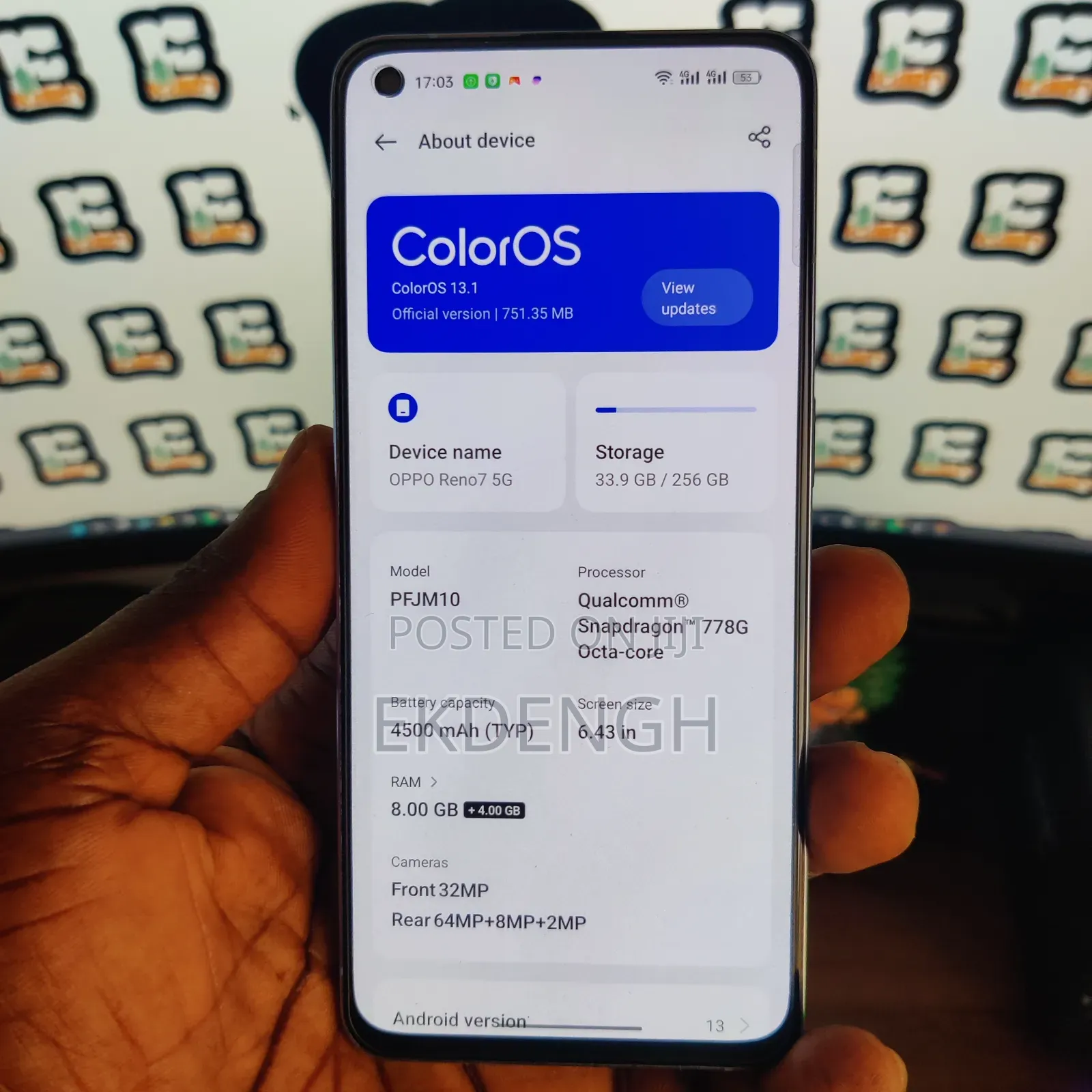 Oppo Reno7 5G 256 GB