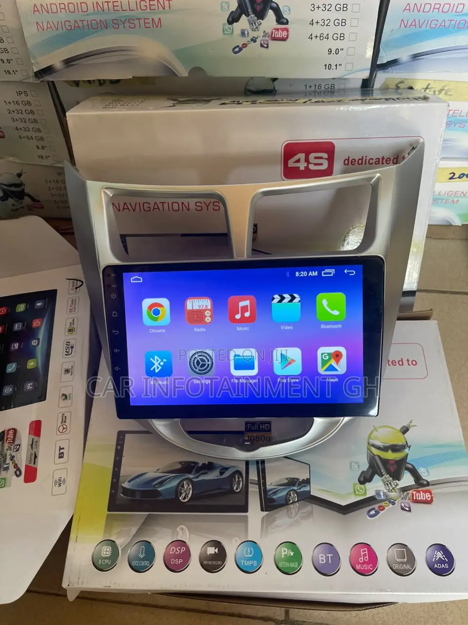 Brand New Android Car Tape for Hyundai Accent 2012-2016