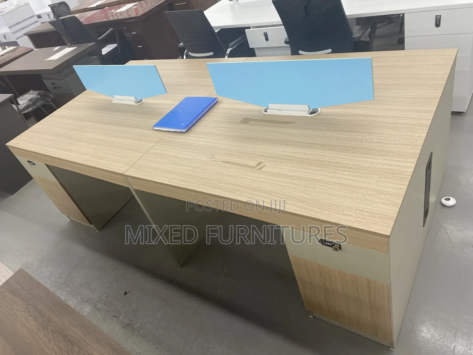 Wooden Office Work Station 4 Seater