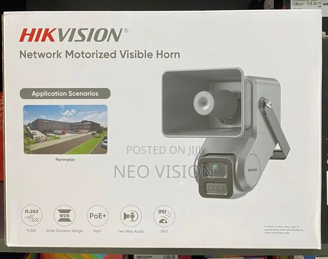 Hikvision 4mp Motorized Visible Horn With Camera