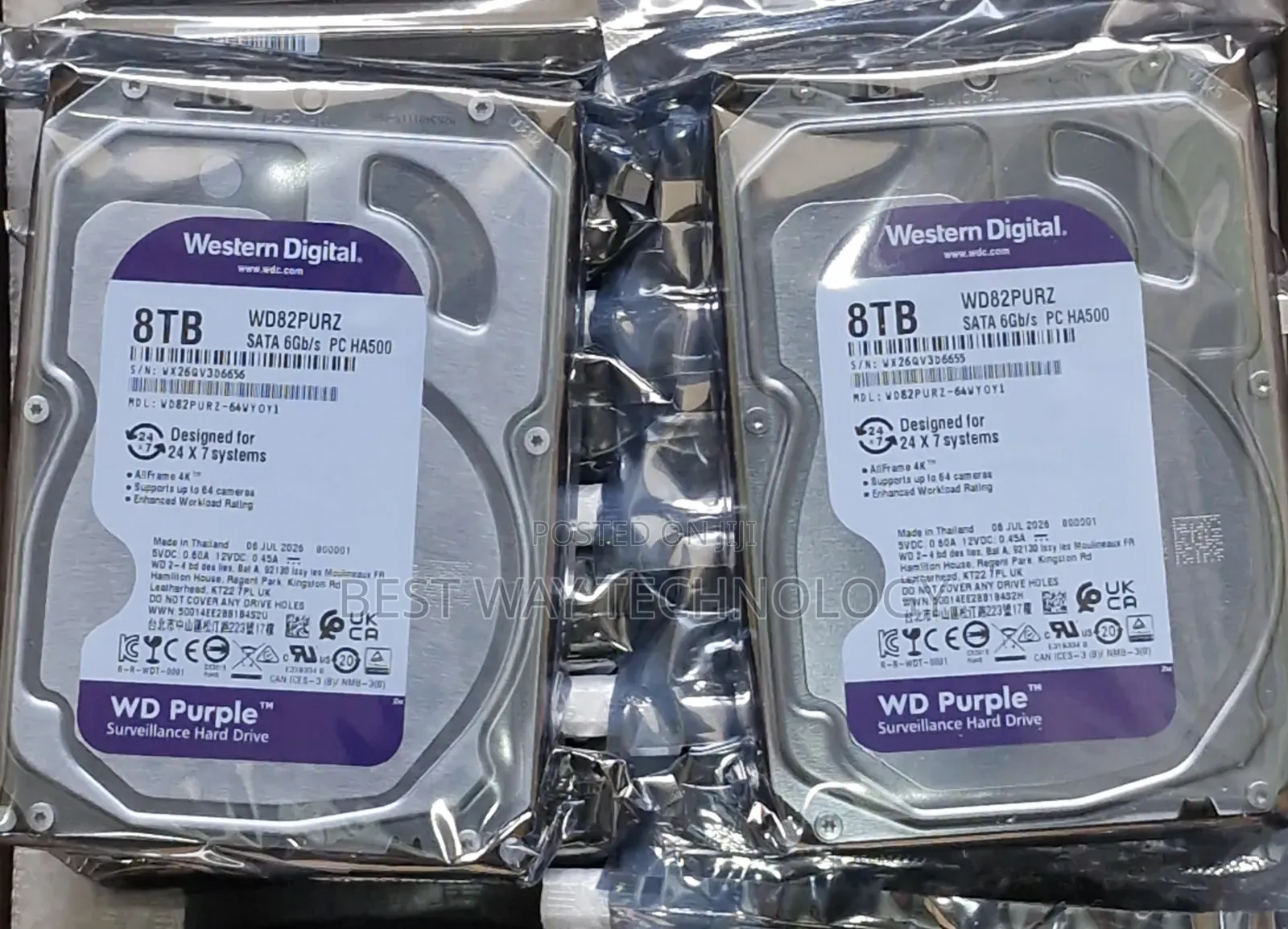 8tb Hard Drive WD Purple