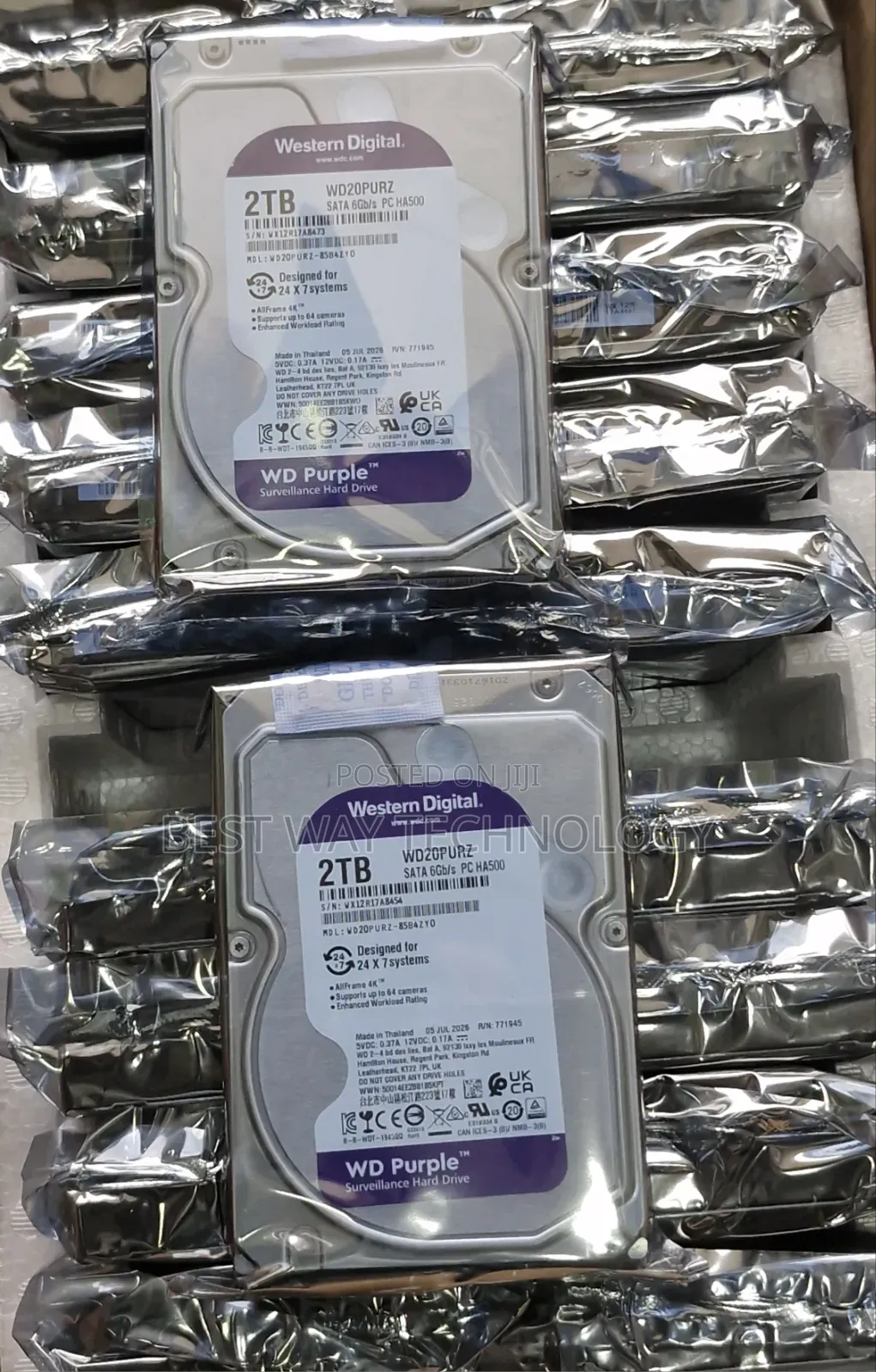 2tb Hard Drive WD Purple
