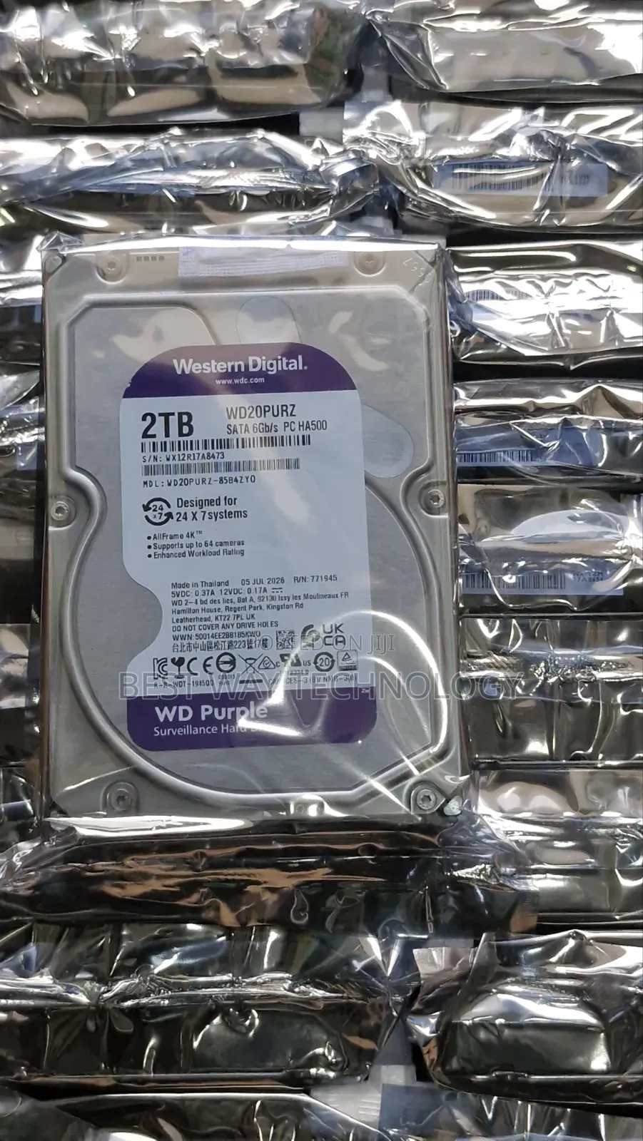 2tb Hard Drive WD Purple