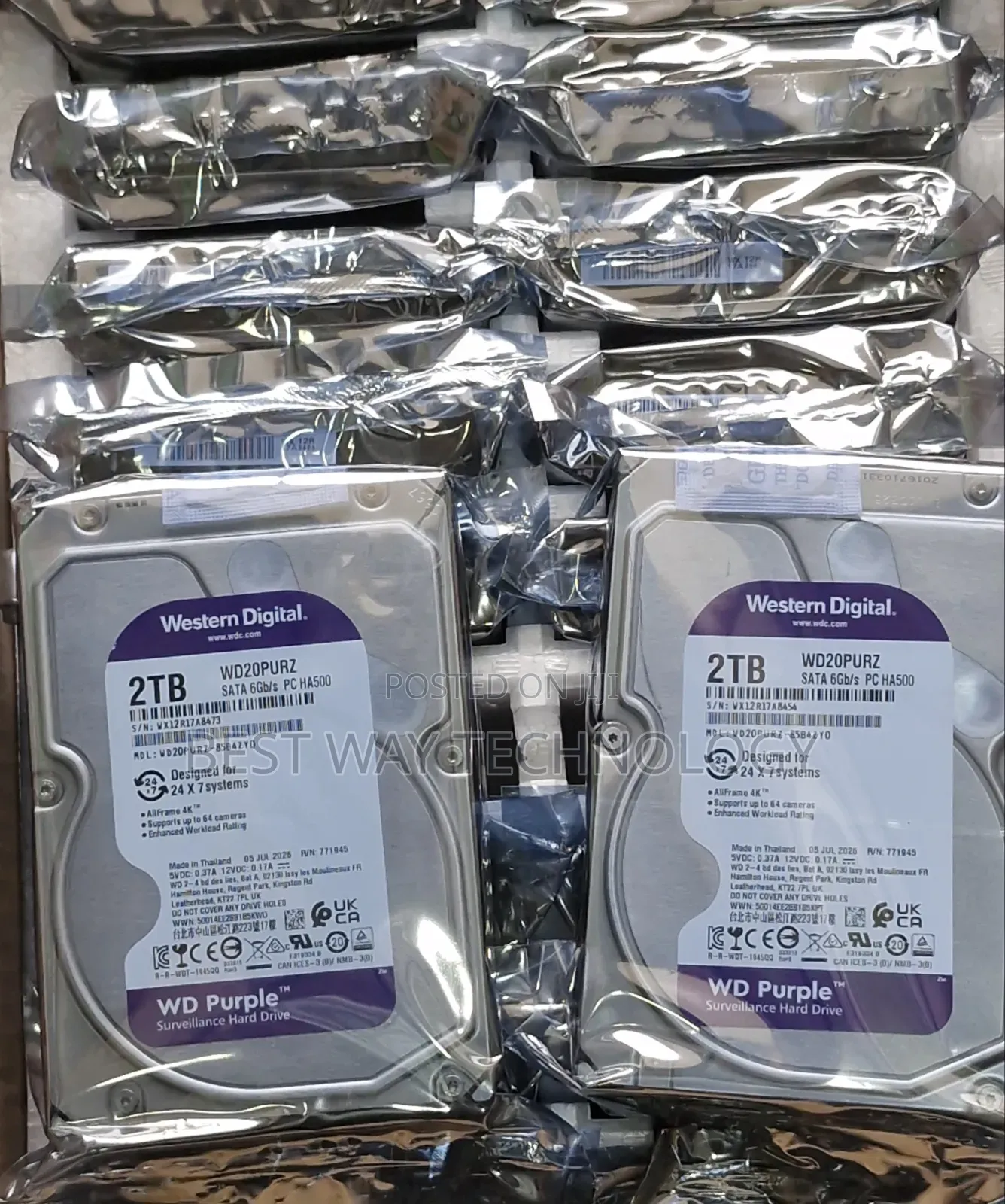 2tb Hard Drive WD Purple