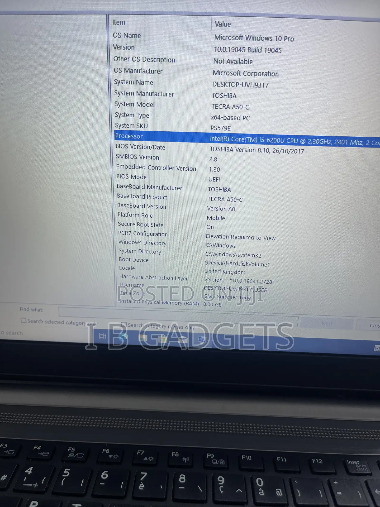 Laptop Toshiba Tecra A50 8GB Intel Core i5 HDD+SSD 128GB