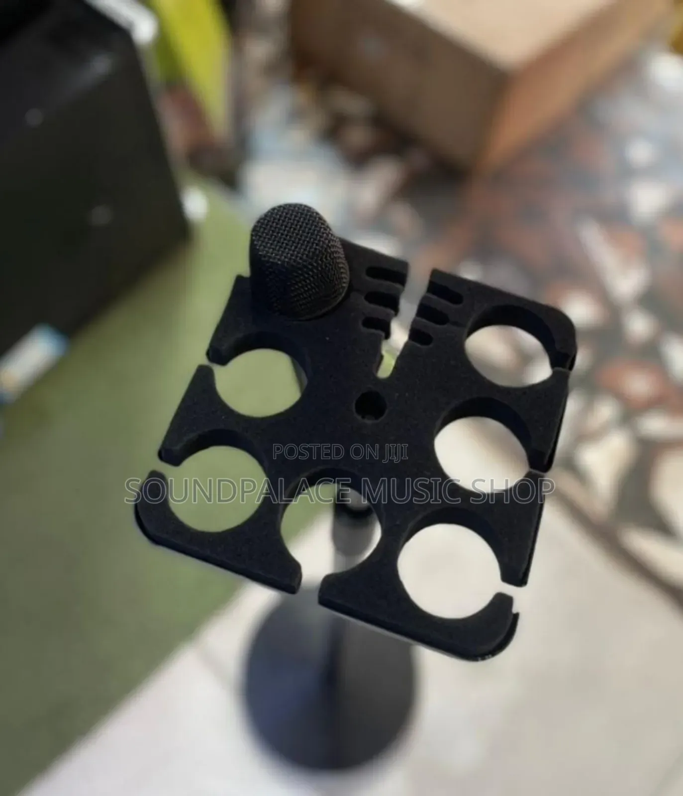 6in1 Multi-Microphone Stand Tray Holder
