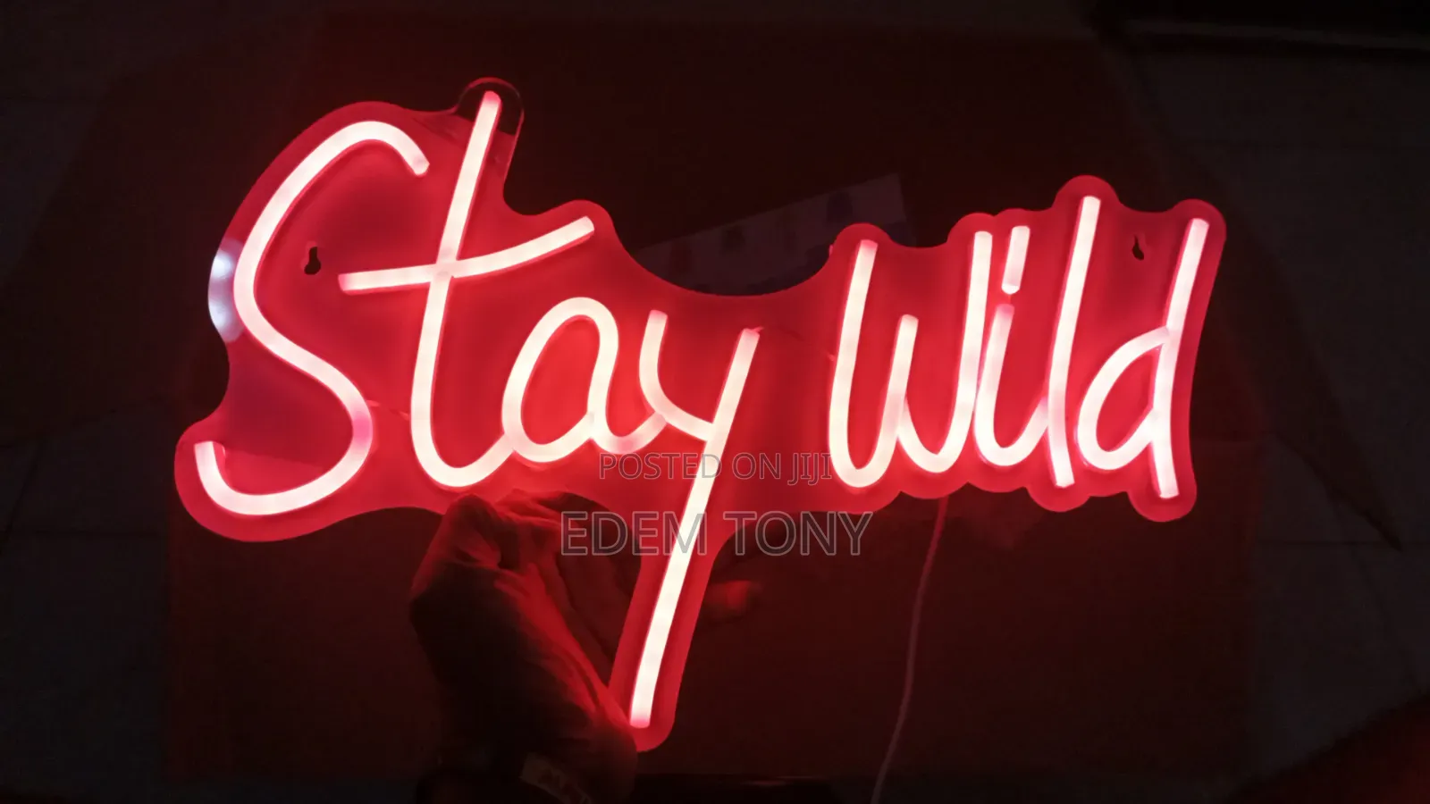 Stay Wild - Neon Sign for Wall Decor