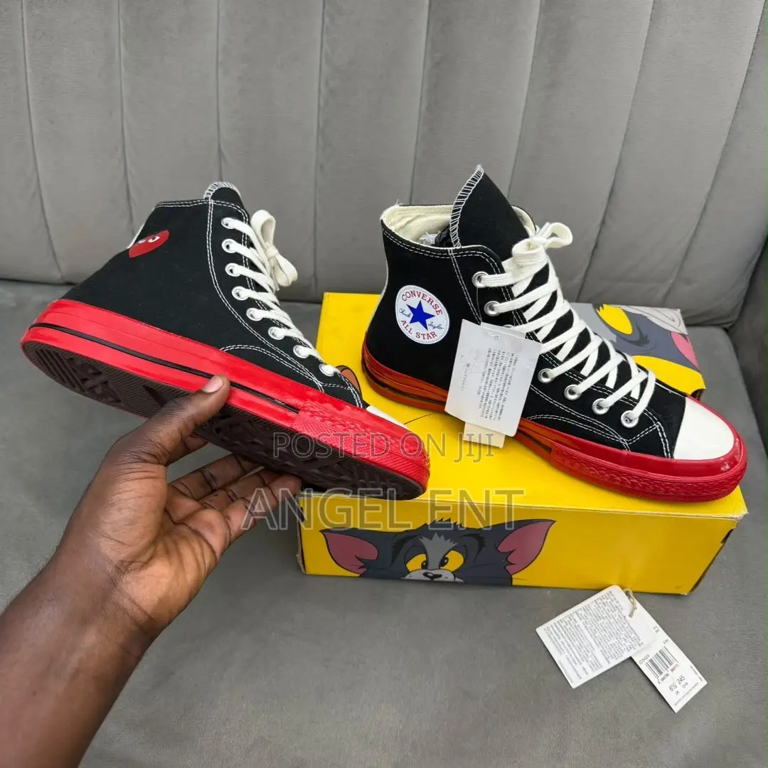 Converse X Comme Des Garçons PLAY Chuck Taylor 70 Low High(Adum Ksi)