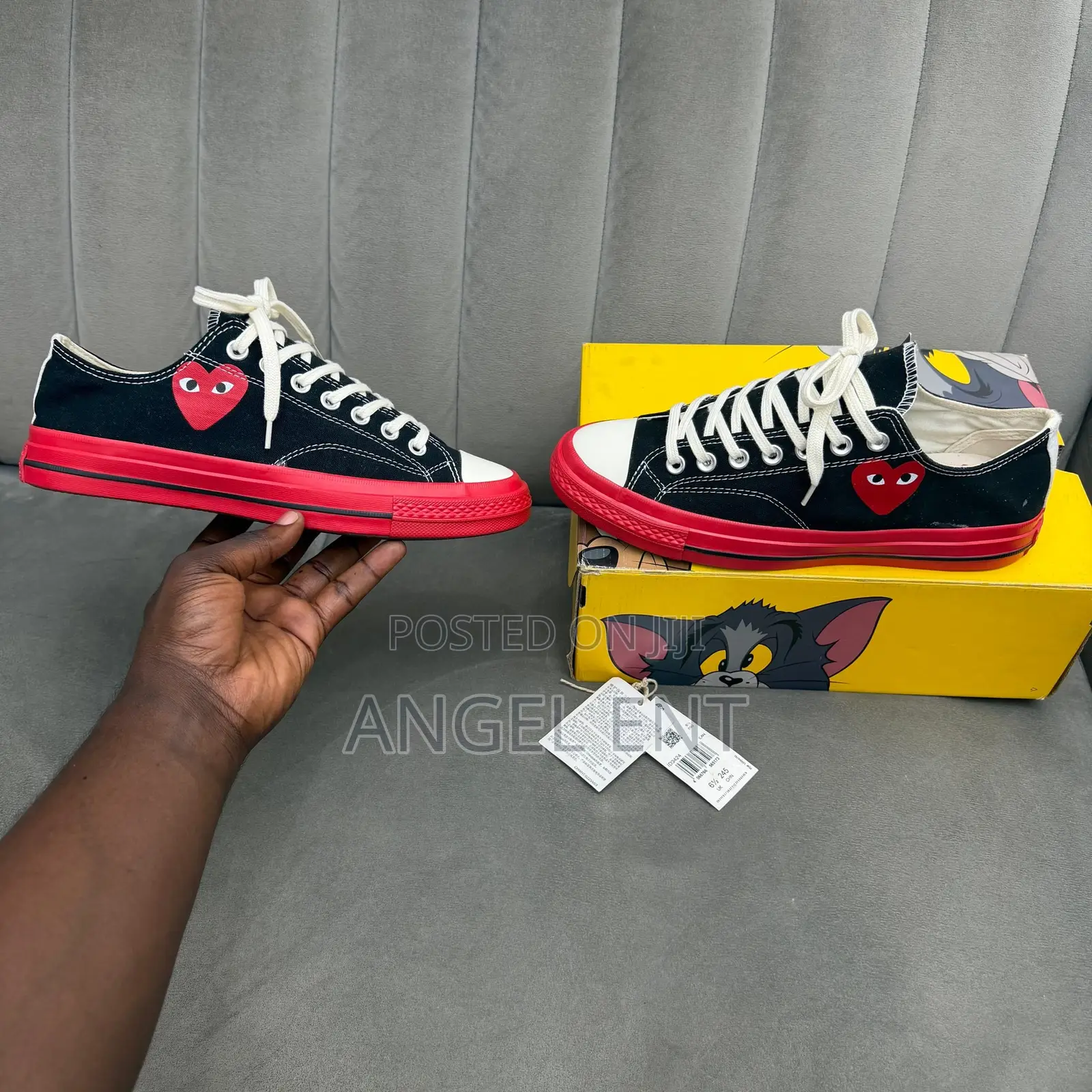 Converse X Comme Des Garçons PLAY Chuck Taylor 70 Low High(Adum Ksi)