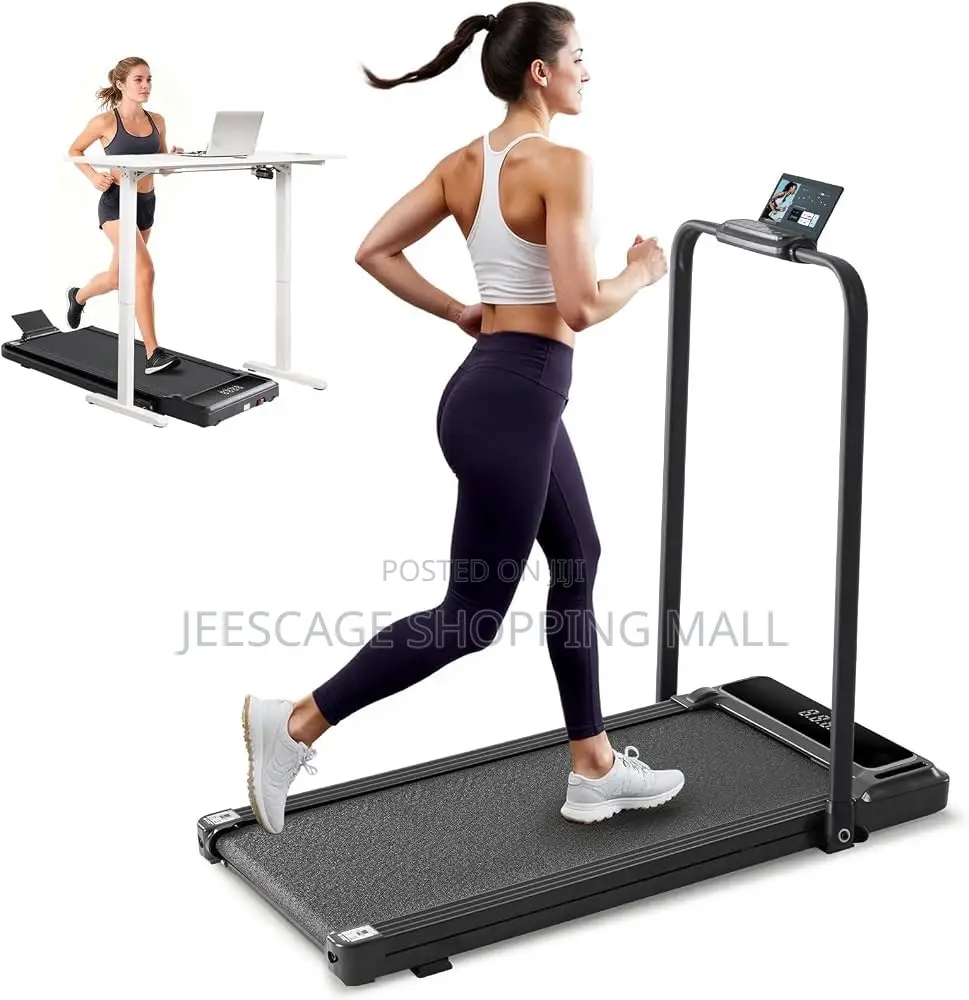-In-1 Foldable Under Desk Walking Pad Treadmill With LED Display