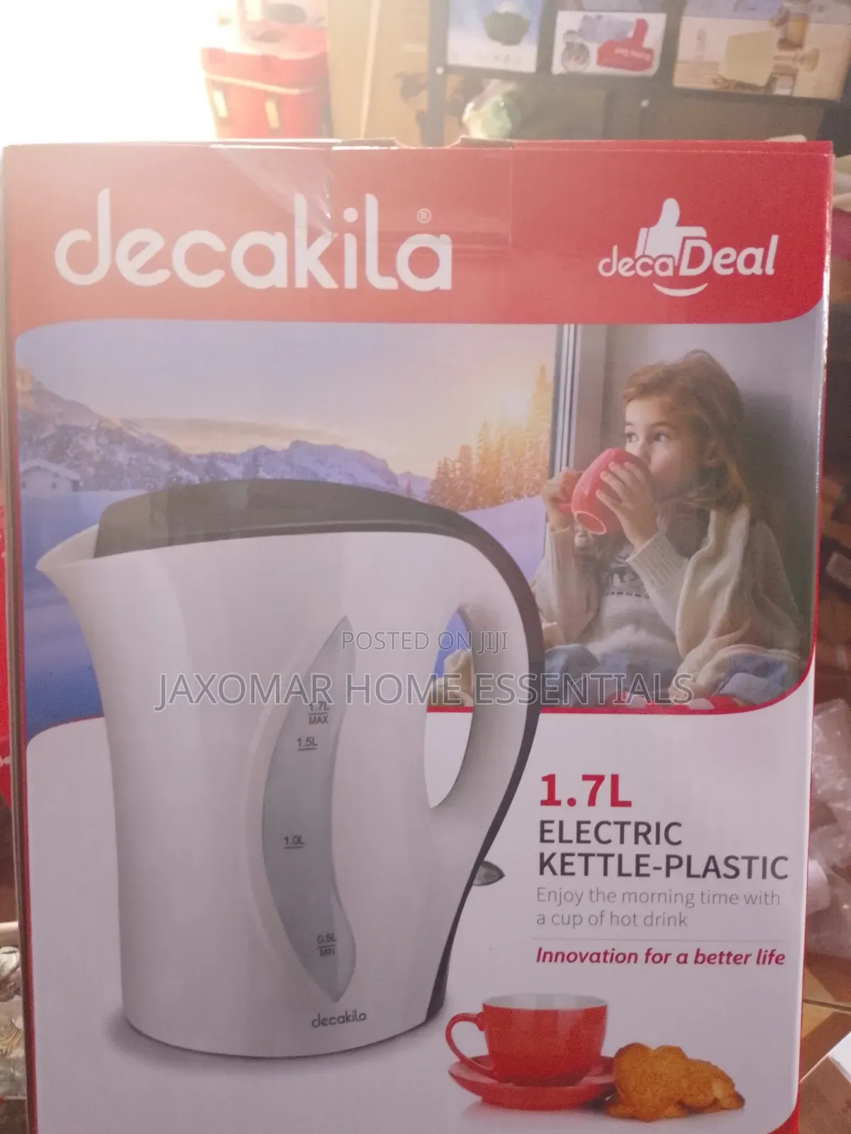 1.7L Decakila Plastic Electric Kettle