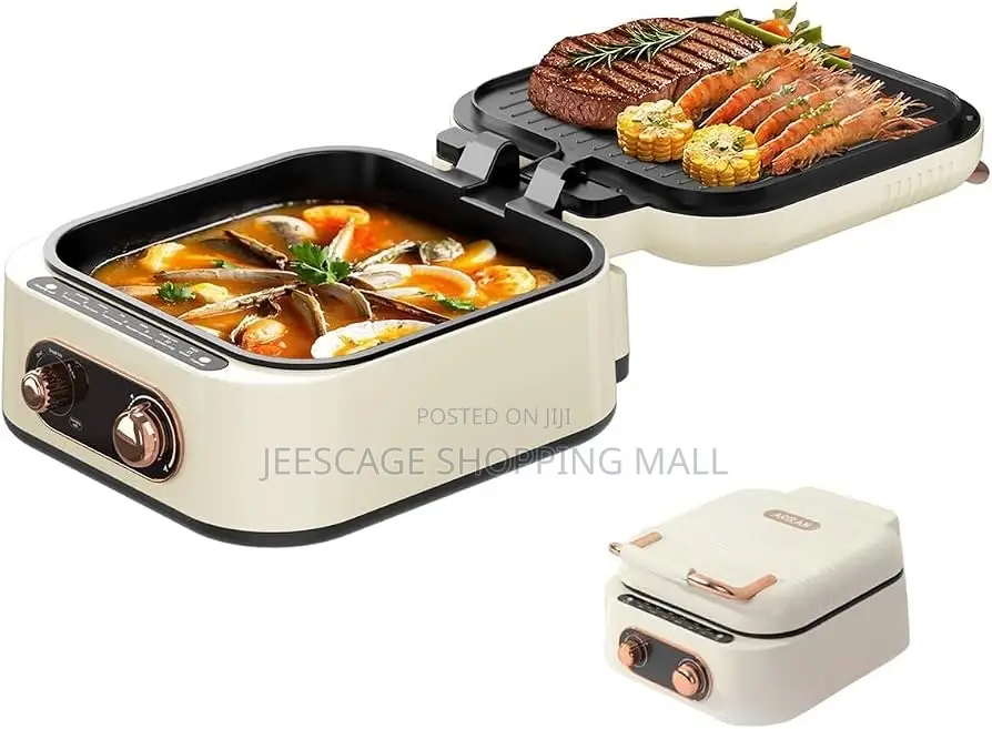 2-in-1 Electric Hot Pot Grill
