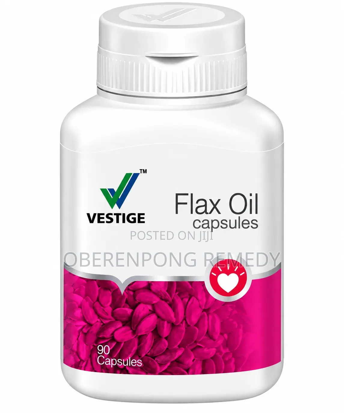 Vestige Flax Oil Capsules – 2 for GH₵380