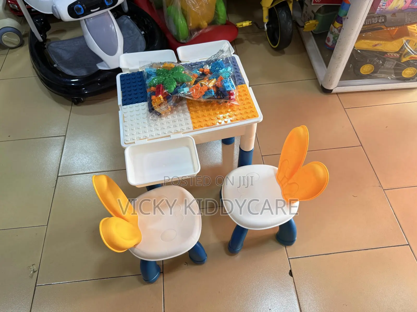 Multipurpose Table With Two Chairs
