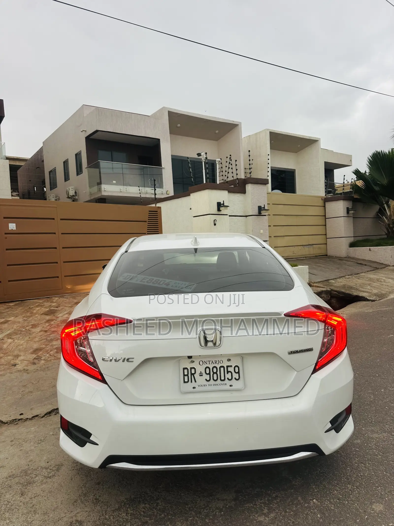 Honda Civic Touring Sedan 2020 White