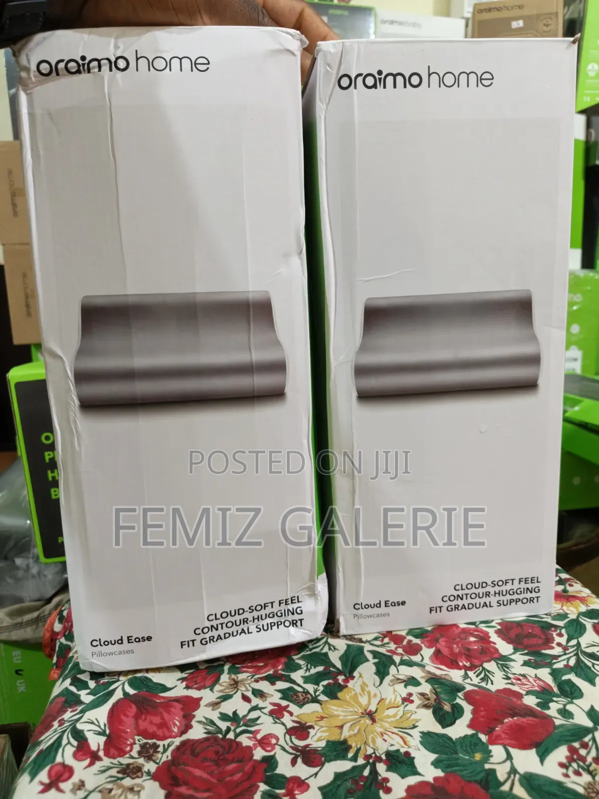 Oraimo CloudEase Memory Foam Pillow – Ergonomic Neck/Shoulder Support