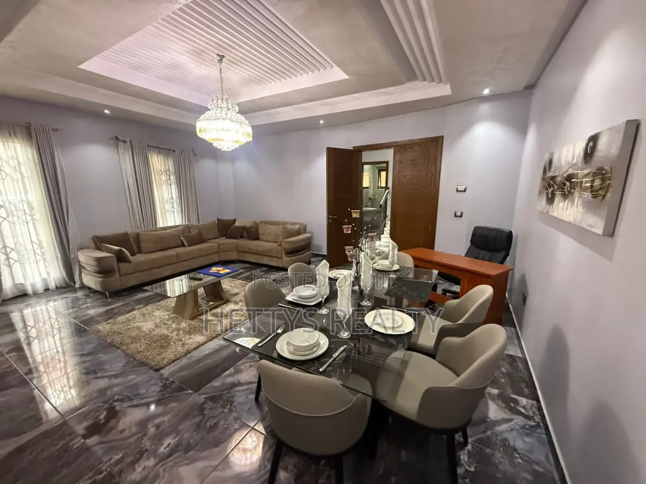 Furnished 4bdrm House in Boundary Road Area for rent
