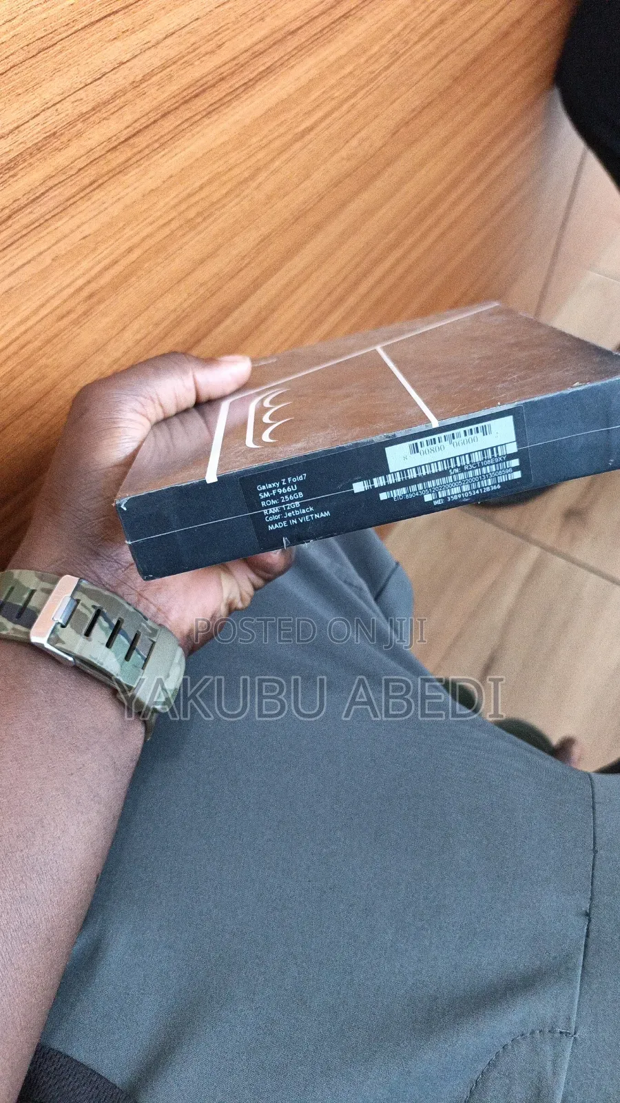 New Samsung Galaxy Z Fold7 256 GB Black
