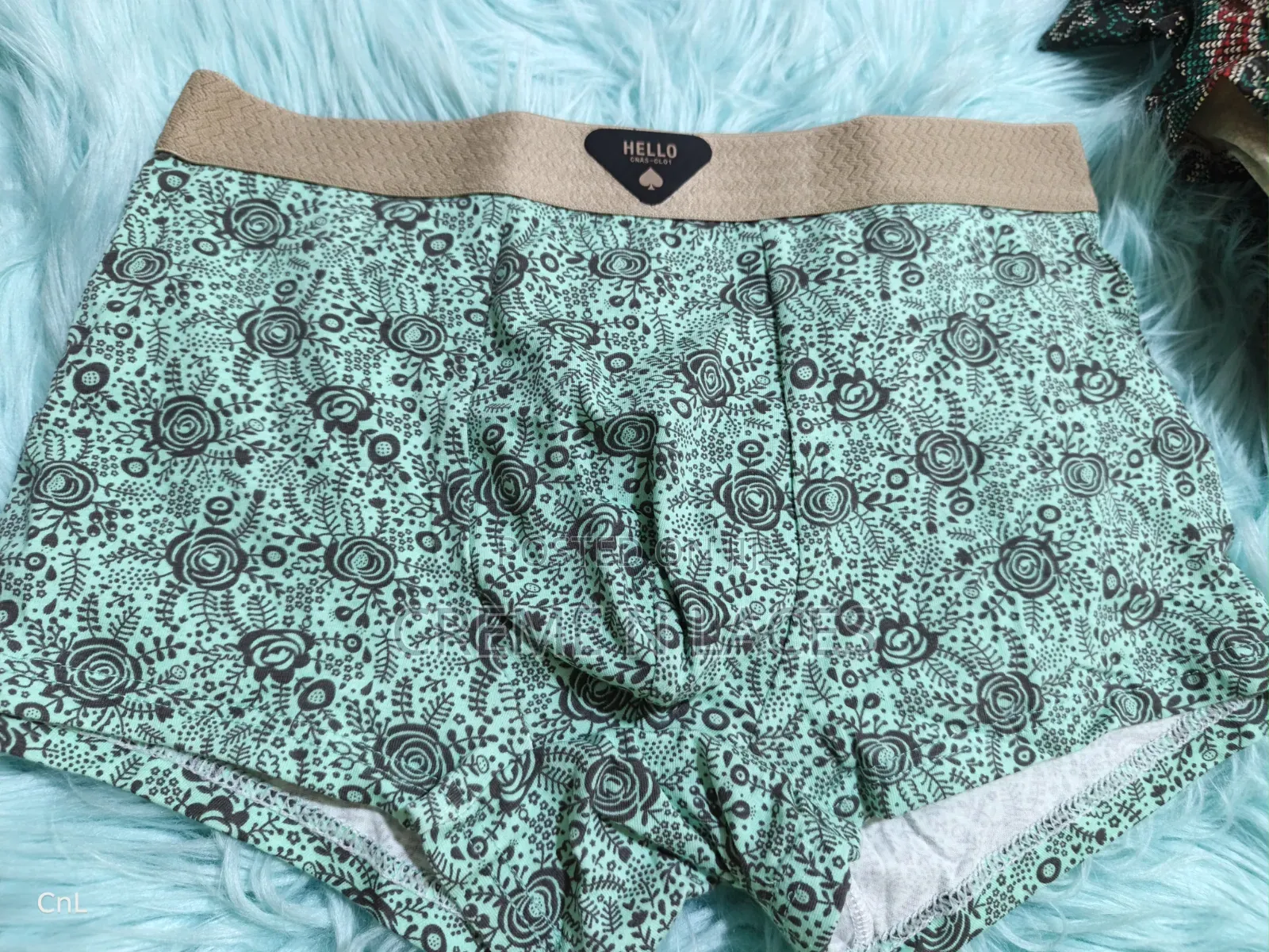 Rose Design Men's Boxers