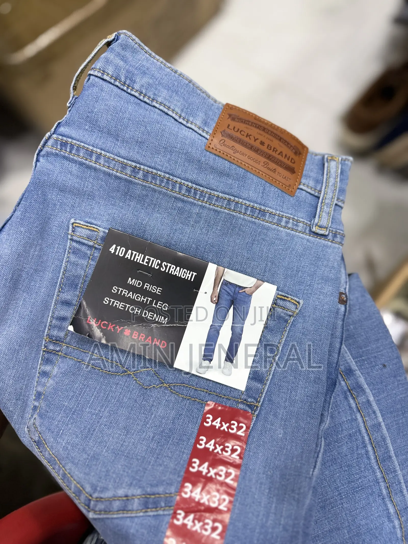 Men Stretchy Jeans Waist 34