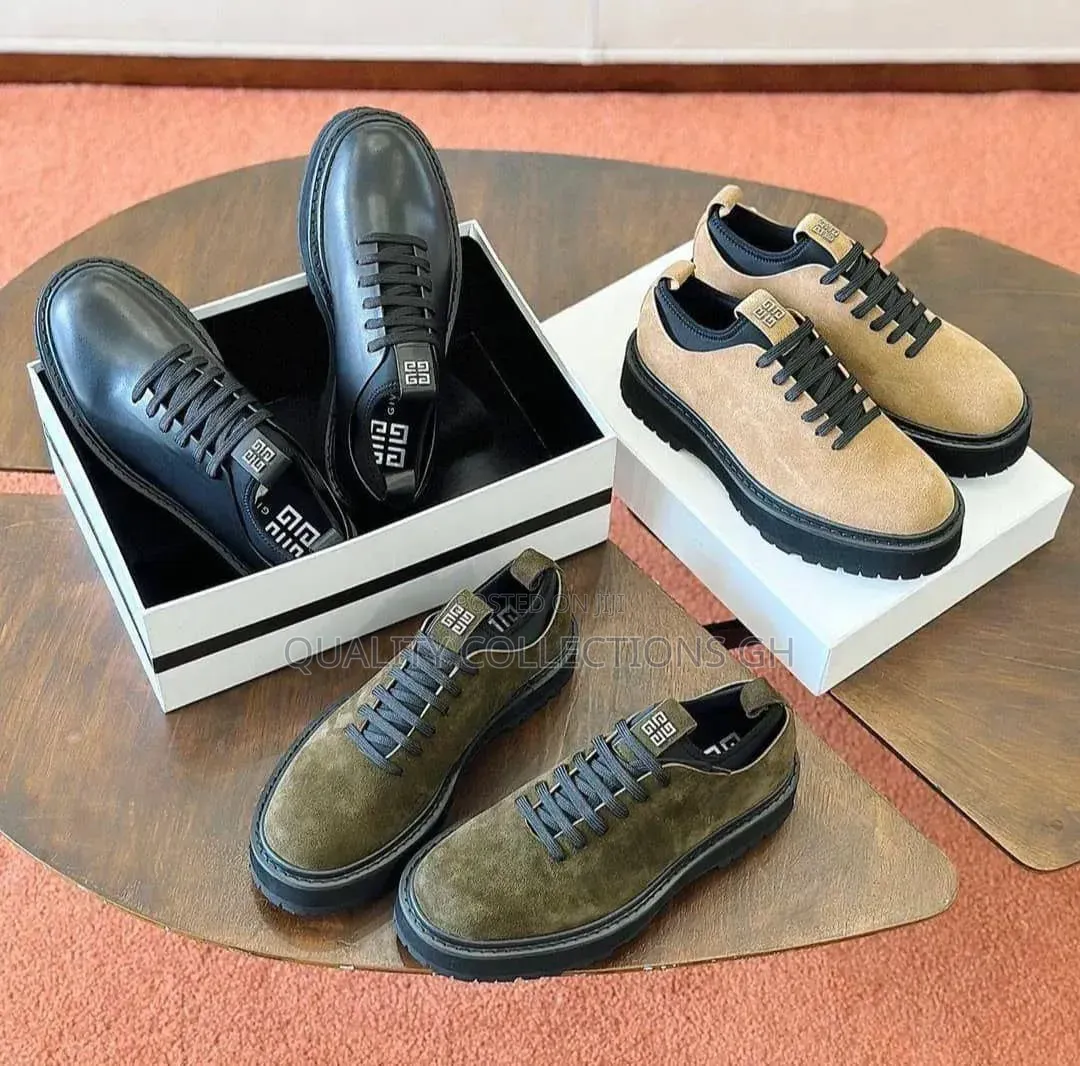 Brown Leather Givenchy Derby Shoe