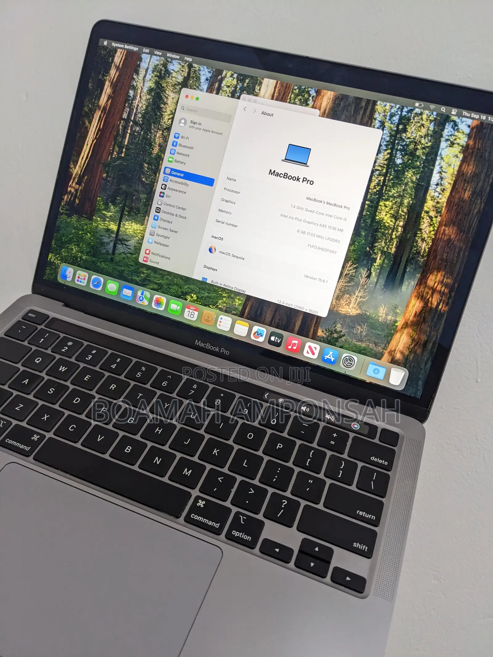 Laptop Apple MacBook Pro 2020 8GB Intel Core i5 SSD 256GB