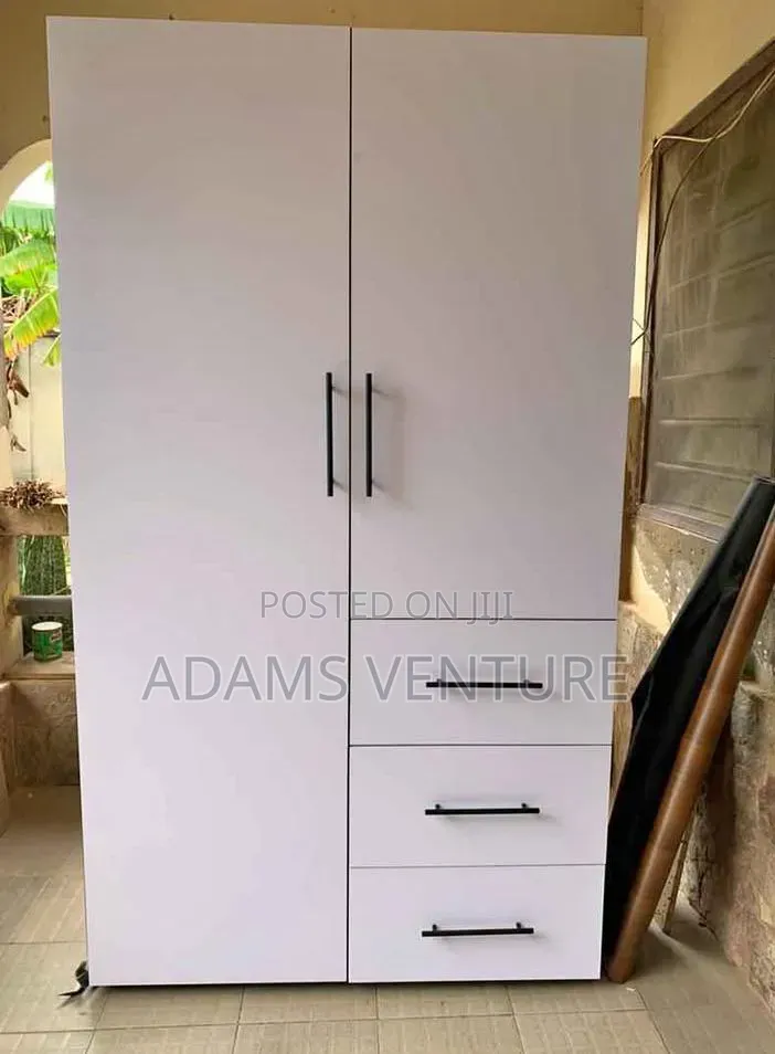 Nice 2in1 White, Black Wardrobe at Affordable Price