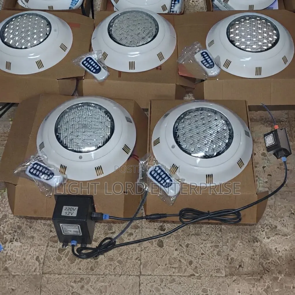 Wellluxled Benit the Water Pool Light 12v/18w/Remote and Power Supply