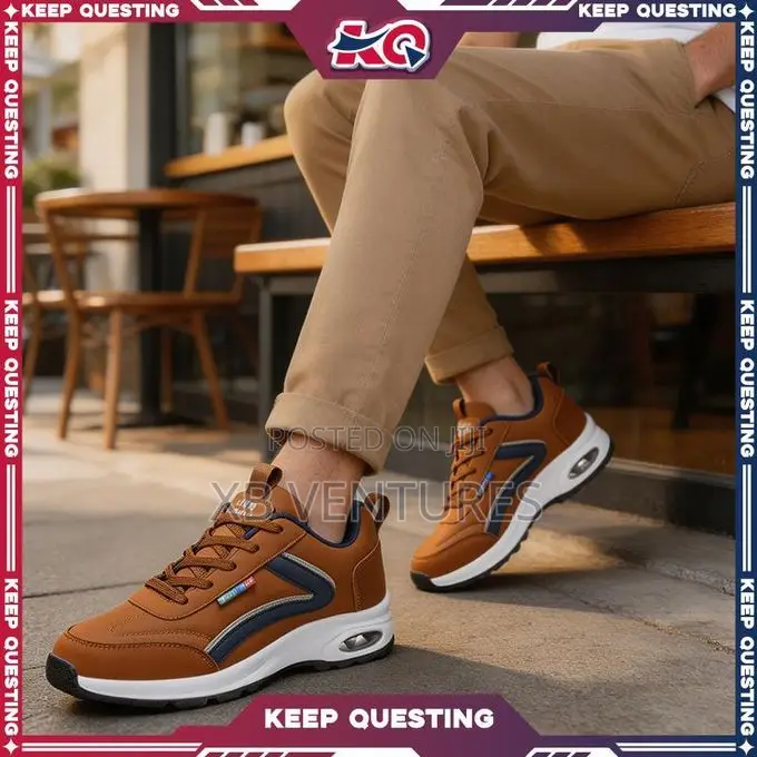 Men's Air Cushion Sneakers Brown