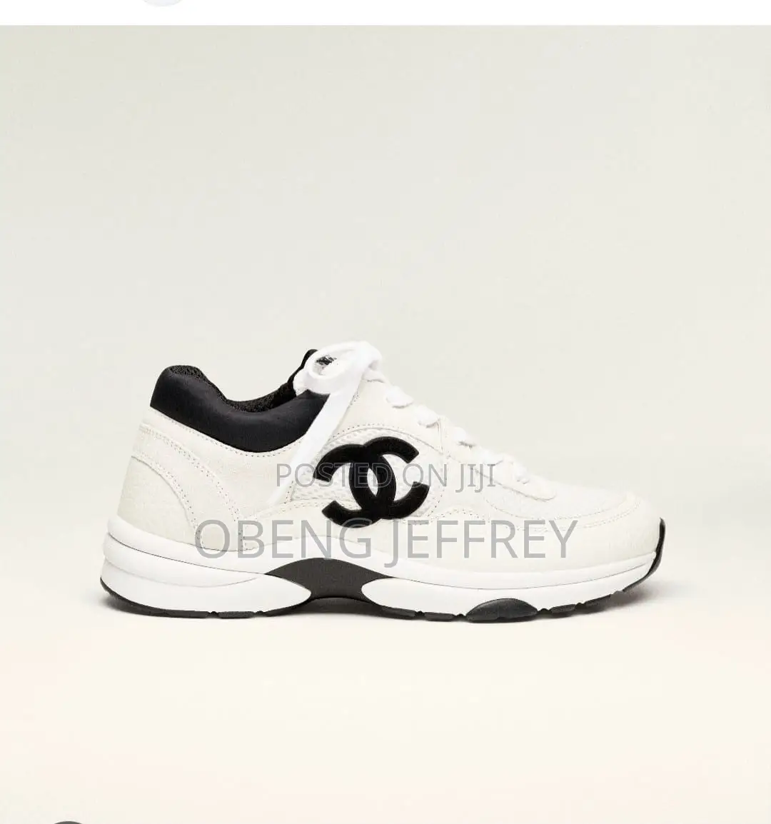 Original Chanel Mesh/Calfskin White