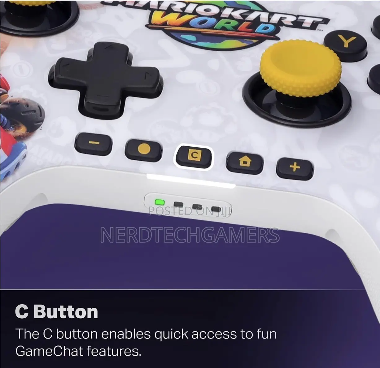 Nintendo Switch 2 Power a Mariokart World Wireless Controller