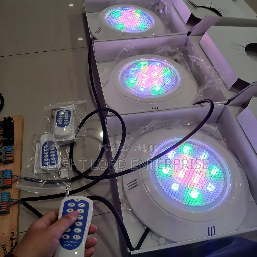 NGBBFF Pond Underwater Pool Light Muiti Color Complete Set