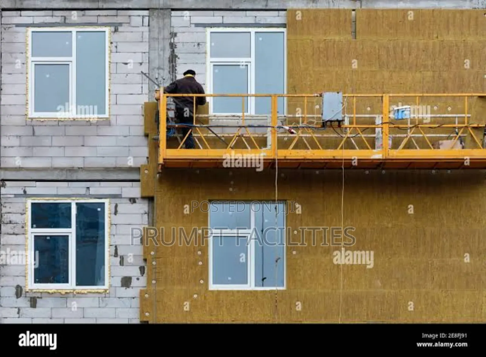 Suspended Platform for Painting.