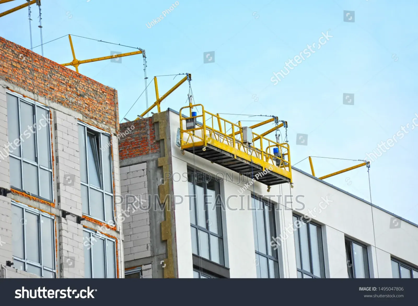 Suspended Platform for Alucubond Works