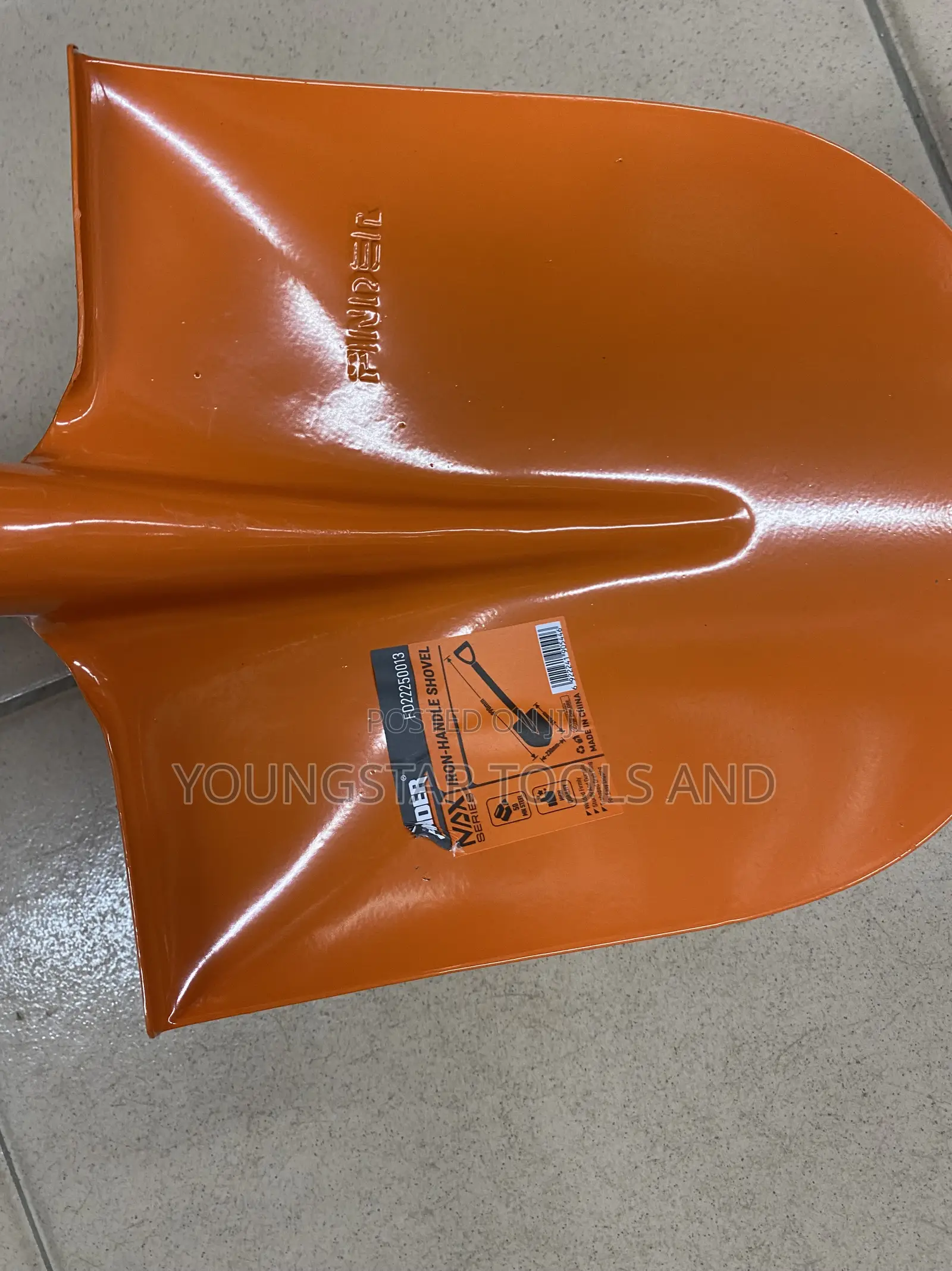 Brand New Heavy Duty All-Metal Round Digging Shovel (Unbreakable)