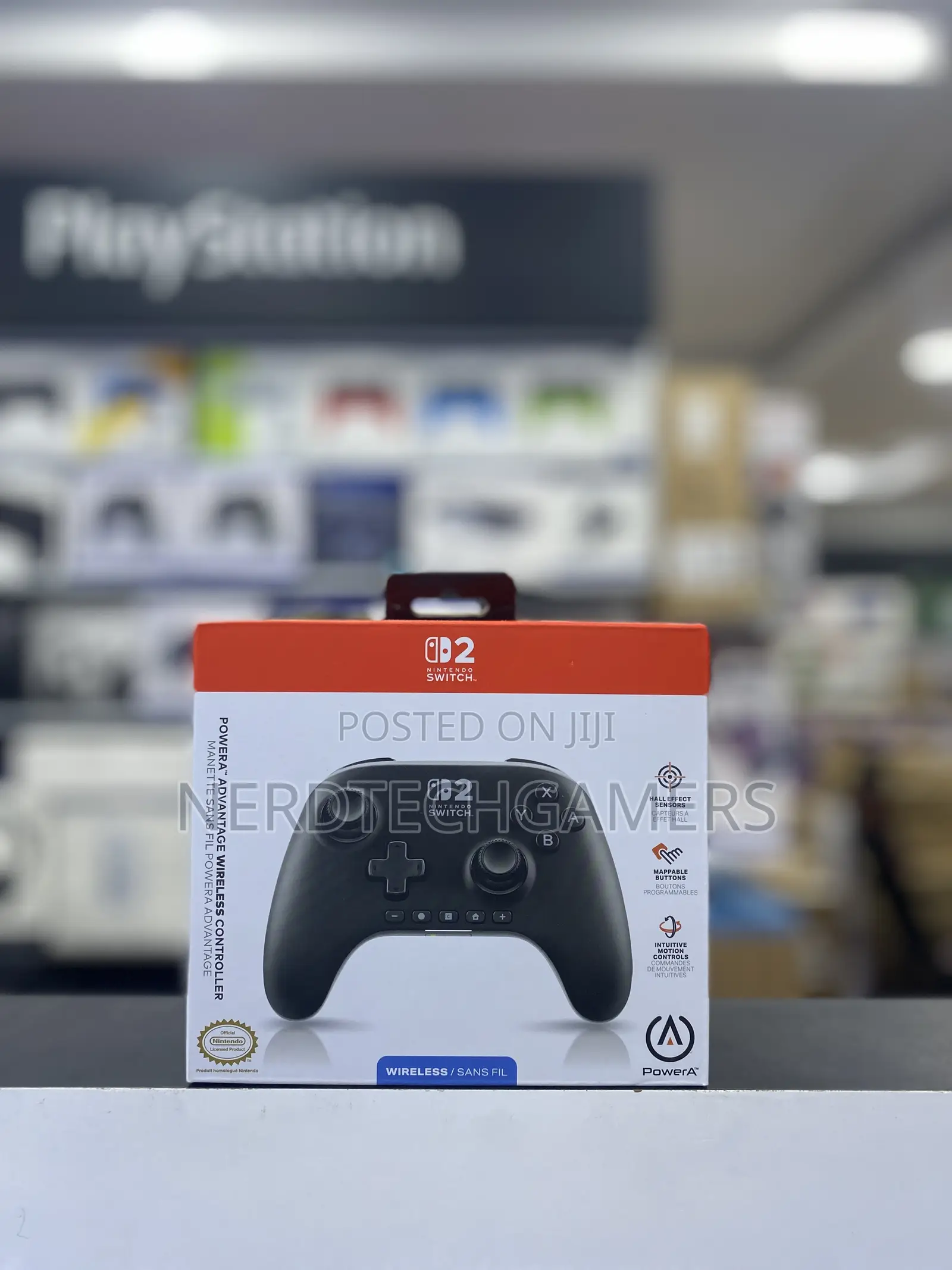 Nintendo Switch 2 Power a Black Wireless Controller Controller