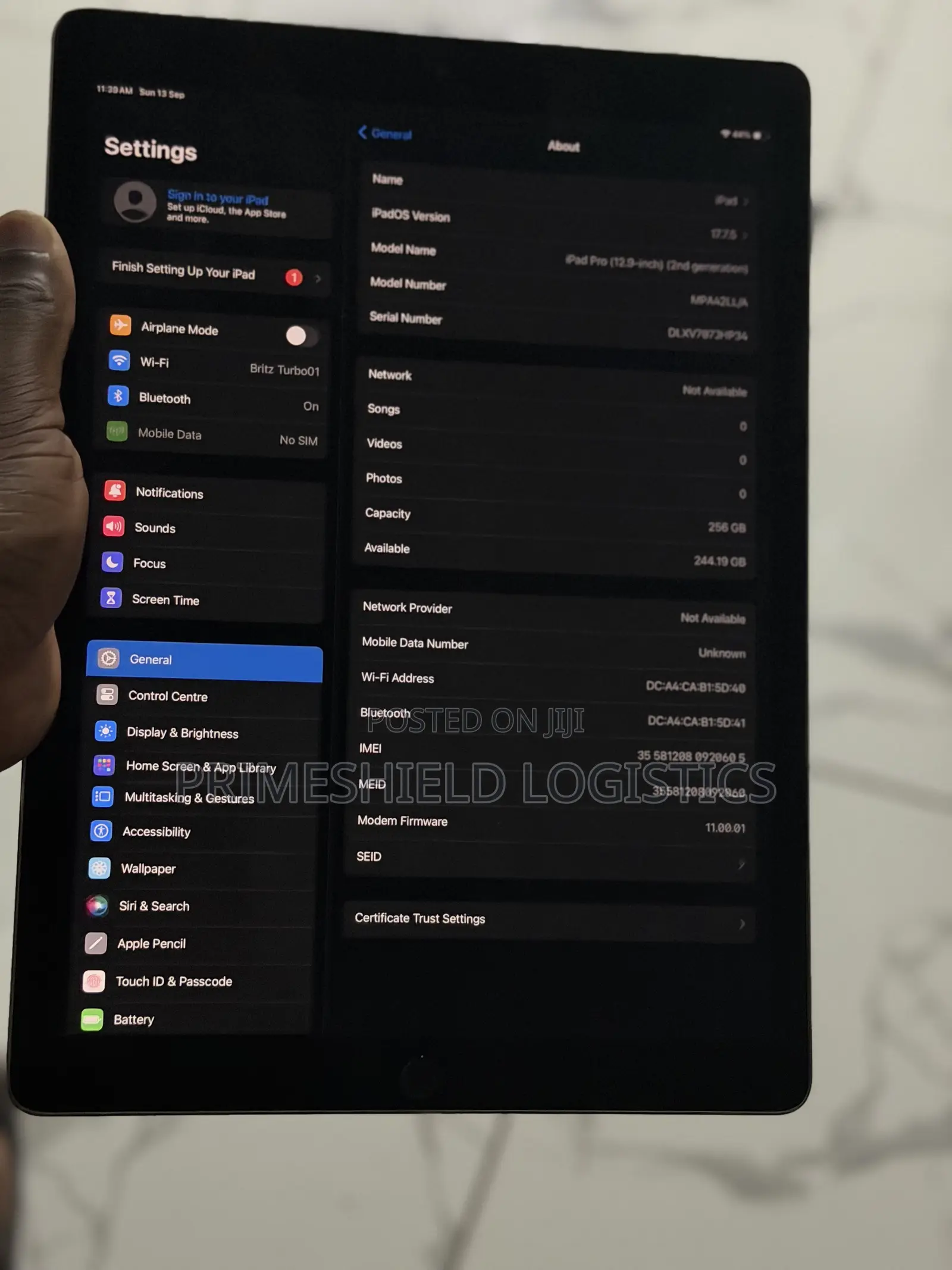 Apple iPad Pro 12.9 (2017) 256 GB Silver